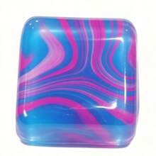1pc Cross-Border Hot-Selling Large Ice Cube Maltose Squeeze Toy, Muscle Relief Stress Relief Gadget, Viral Decompression Toy, Fluid Texture Large Ice Cube Squeezer - Multicolor - View 8