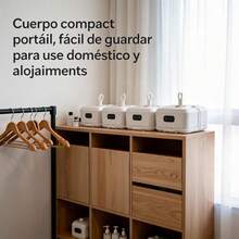Secadora portátil plegable de ropa con temperatura regulable unisex minimalista para hogar, viajes y dormitorios estudiantiles - Beis - Ver 4