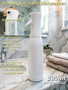 1件 200ml/300ml/500ml 植物園藝噴霧瓶，細霧噴霧瓶，美容院持續噴霧化妝補充瓶，超細霧噴霧瓶 - 適用於頭髮、居家清潔、美容院、園藝、美容、植物、護膚、頭髮、清潔、身體護理等，持續噴霧瓶，超細霧噴霧瓶，持續噴霧瓶 - 噴霧瓶 - 查看 17