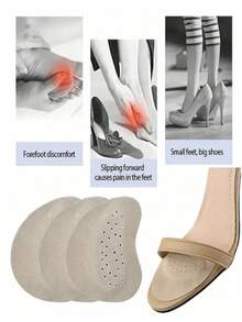 4pcs(2Pairs) /2pcs(1Pair)Sandals Forefoot Pads For Women, High Heels Anti-Slip Foot Care Shoe Pad Stickers, Self-Adhesive Stickers Inside Shoes Body Care For Travel,Sport,Outdoor,Belt,Stickers, Heart Women Valentine Easter Parade Spring Celebration - Multicolor - View 2