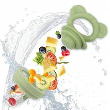 Rabbit, Koala, Bear Teether, Baby Fruit & Vegetable Pacifier, Baby Feeding Tool, Soft Silicone Material - Multicolor - View 2
