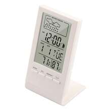 Pengukur Suhu & Kelembaban Digital, Higrometer Terkalibrasi Dalam Ruangan, Sensor Pemantauan Suhu & Kelembaban, Layar LCD, Tanggal & Jam Angka Besar, Cocok Untuk Dinding, Dapur, Rumah Kaca, Dalam Ruangan, Bayi - MultiWarna - View 11