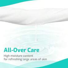 SUNKISS Trustplus Wet Wipes For Adult Rinse Extra Large 8"X12" Body Cleaning Washcloths For Elderly Incontinence And Cleansing 200 4 Packs Of - Unscented - View 5