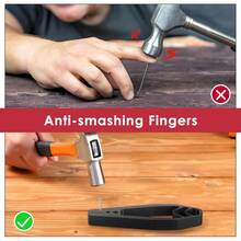 1pc Nail Fixer, Nail Hammer | Anti Slip Joint Pliers, Protecting Finger Safety, Portable Nail Fixing Tool, Suitable For Basic Maintenance And Woodworking, Portable Nail Fixing Tool - Woodworking Nail Fixing Clip - Nail Fixing Tool - View 4
