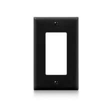 Wall Socket Panel And Switch Panel, Durable PC Material Unbreakable Modern Black/White Electrical Panel, 1/2/3 Gang Switch Rocker And Socket Panel - PC Black Panel - View 13