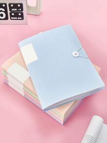 30-Pocket Snap-Closure A4 Clear View Binder, Large Capacity Document Organizer, Multi-Function File Folder, Office Supplies, Exam Paper Storage Bag, Contract Organizer - Single Piece - View 6