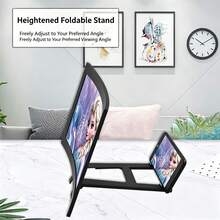 12-Inch/14-Inch L6 Curved Screen Mobile Phone Screen Magnifier, High-Definition Video Magnifier, Creative Desktop Stand, Wide Field Of View, High-Definition Projection, Low Radiation. - A - View 1