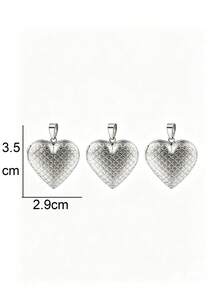 3pcs Fashion Stainless Steel 18K Gold Plated Heart Oval Portrait Relief Locket Pendant, Locket Photo Box With Flip Cover, DIY Unique Ideal Gift For Friends Birthday, Family, Mom/Grandma/Wife Anniversary Gift, Autumn Fashion, Casual, Vintage, Personalized, Daily Wear, Party, Mother's Day, Valentine's Day, Graduation, Wedding - Multicolor - View 42