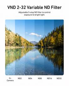 TELESIN CPL VND 黑色柔光霧化效果 1/4 ND4 ND16 ND64 磁吸鏡頭濾鏡套組，適用 Insta 360 Luna Ultra，99% 透光率濾鏡框組，適合 Vlog、旅行、戶外影片拍攝 - 查看 4