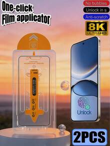 2 buah Pelindung Layar Kaca Tempered Definisi Tinggi Bebas Debu, Anti Ledakan, Anti Gores, Kompatibel dengan Galaxy S26 S25 S24 A57 A56 A36 A37 A16 A26/Note 14 13 Pro 4G 5G/Kompatibel dengan Poco/Kompatibel dengan Seri 17, Kekerasan 9H, Bebas Gelembung, Penyerapan Otomatis, Pemasangan Mudah, Pelindung Layar Ponsel - Clear - View 97