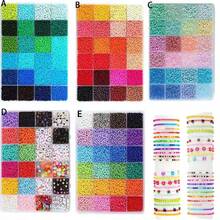 Kits para hacer joyas, 5 estilos de cuentas de semilla, accesorios para hacer collares, pulseras, colgantes y llaveros DIY, regalo creativo para mujeres - Multicolor - Ver 1