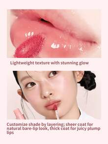 PERIPERA Ink Mood Glowy Tint #14 Wish Rose 1件 4g，保濕不黏膩玻璃光澤，溫柔暖玫瑰色調，適合所有膚色，持久顯色，適用日常與約會的優雅唇妝 - 14 溫柔玫瑰心願色 - 查看 4