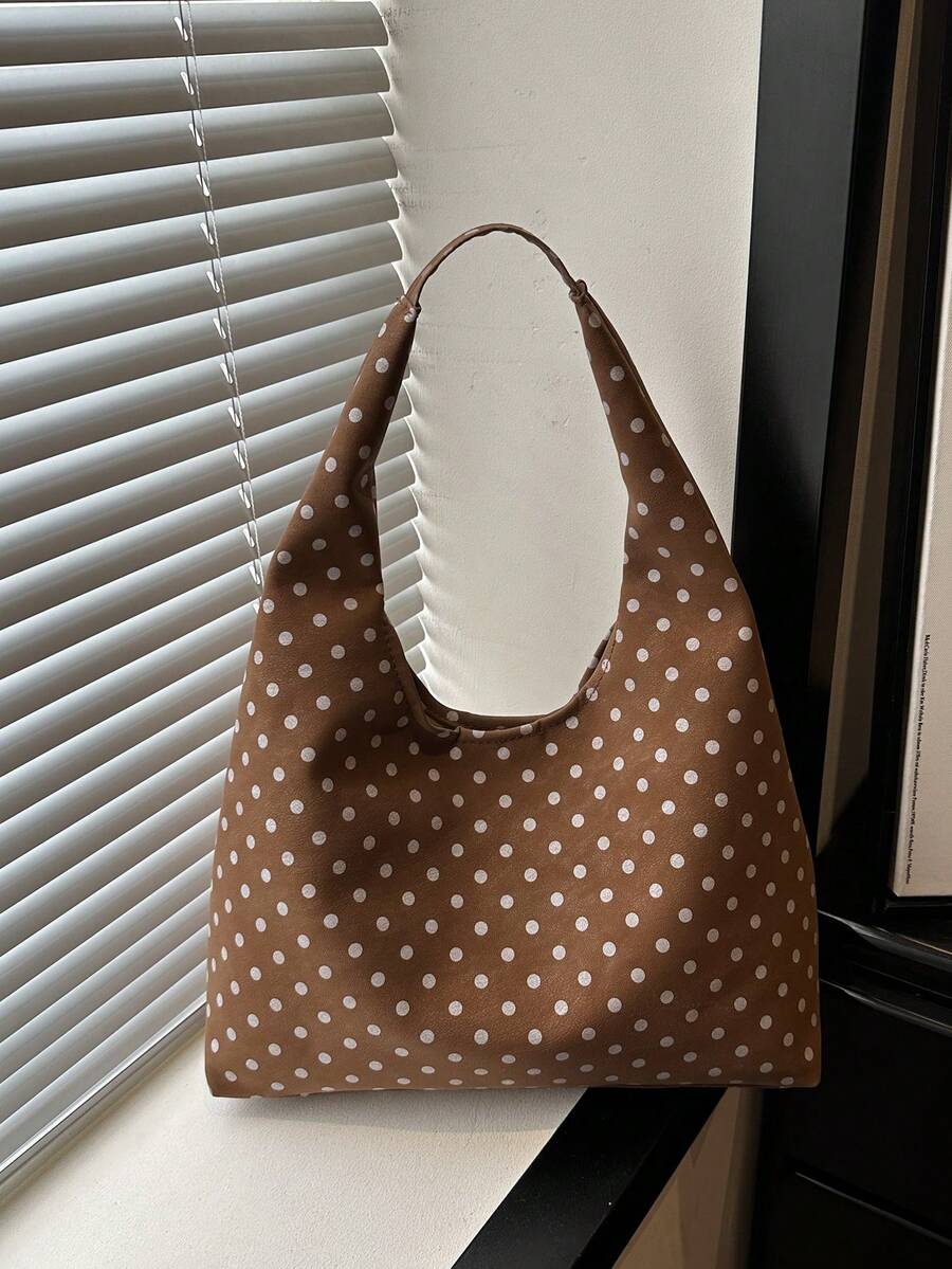 Tas Tote Besar untuk Wanita, Tas Bahu Desain Fashion Baru dengan Tekstur Premium - MultiWarna - View 1