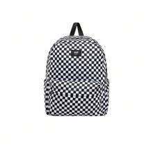 Mochila Vans de Cuadros Blanco y Negro Old Skool Check - Negro - Ver 5