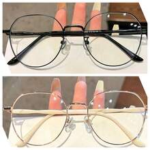 1/2/20 Pieces Women's Student Round Face Flattering Glasses Computer Game Phone Goggles - Multicolor - View 19