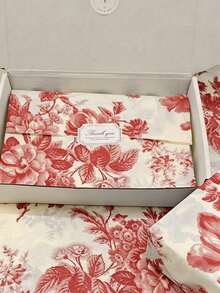 10/20/25/50 Sheets Red Peony Pattern Tissue Paper, Suitable For DIY Crafts, Party Gifts, Bouquet Wrapping, Clothing Packaging And Birthday Gift Decoration - Red Peony - View 1