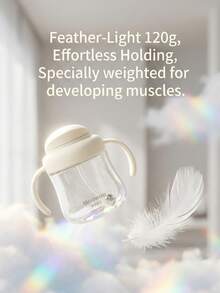 1個兒童彩虹防嗆 Tritan 吸管杯，水杯、奶瓶，適合嬰兒喝水與喝奶 - 彩色 - 查看 8