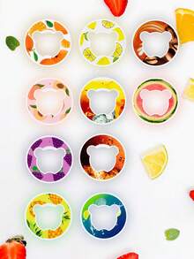 1pc Solid Color Fruit Scented Air Freshener, For Air Freshening, Suitable As Christmas/New Year/Graduation/Birthday Gift - Multiple Styles - View 1