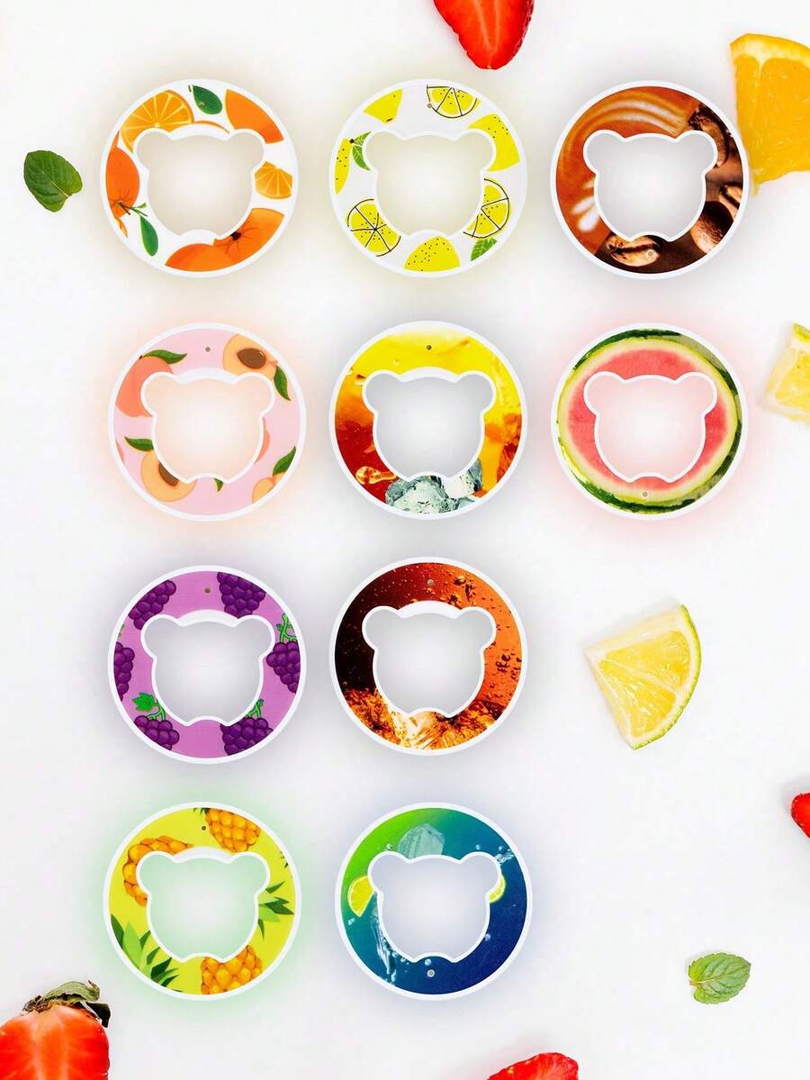 1pc Solid Color Fruit Scented Air Freshener, For Air Freshening, Suitable As Christmas/New Year/Graduation/Birthday Gift - Multiple Styles - View 1