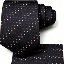 Men's Tie Set, Classic Fashion Tie And Pocket Square Set, Suitable For Weddings, Business And Banquets - Multicolor - View 2