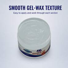 Gel de cera moldeadora para locs, gel de fijación máxima para retorcer locs iniciales, rastas, trenzas y torcidos, gel peinador sin escamas con aceite de árbol de té, aceite de ricino y aceite de coco, 250 ml - Cera de gel moldeadora - Ver 2