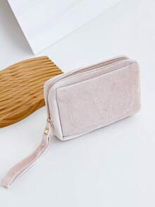 Valentino Pink Makeup Bag/Blue Cloud Pattern Bag - Pink Makeup Bag - View 6