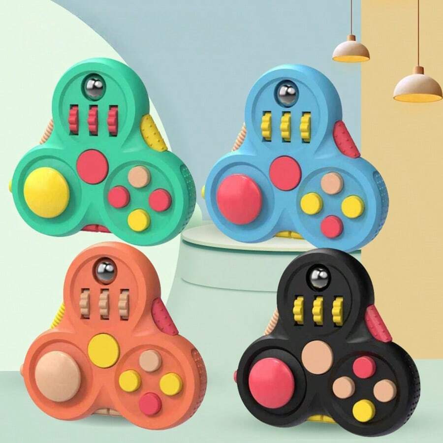 1pc,Gyro Cube Fingertip Spinning Game Handheld Stress Relief Toy,Exercise Finger Flexibility,Relaxation,Suitable For All Seasons,Relaxation Tool,Compact Design,Fun Accessory,Lightweight Cube,Smooth Rotation,ADHD Focus Aid,Office Workers,Holiday Gift,Random Color And Style.