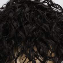 Short Black Curly Layered Synthetic Wig, Unisex Adult Style, Natural Look High Temperature Fiber, Adjustable Elastic Net Cap, Heat Resistant, 150% High Density, 100% Breathable Elastic Net Cap - Multicolor - View 7