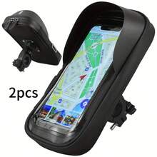 360° Rotating Motorcycle Phone Holder - Waterproof ABS Handlebar Mount, Detachable Strap, Touchscreen Compatible, Dedicated For Bicycle And Motorcycle, Suitable For Cycling Accessories, Cycling Navigation, Delivery Accessories, Outdoor Sports - One Size Fits All - View 12