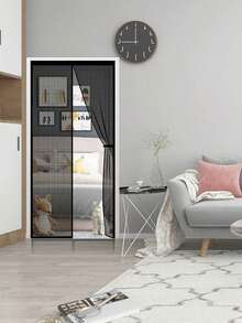 Magnetic Self-Closing Mosquito Net Door Curtain - Automatic Closing Magnetic Insect Screen Curtain, Suitable For All Seasons, Applicable To Front And Back Doors, Patio And Balcony, Easy To Install - Multicolor - View 6