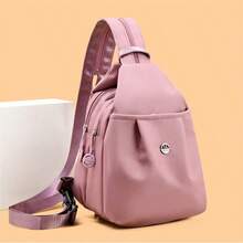 3 In 1 Anti-Theft Travel Tote Bag, Waterproof 2-Way Commuter Bag - Pink - View 8