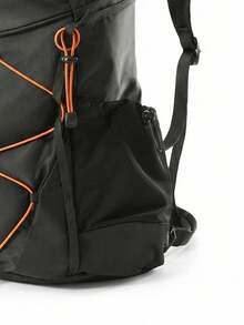 CAMEL CROWN Outdoor Fashion Backpack: Lightweight And Stylish Hiking Backpack, Suitable For Outdoor Hiking Trips - Phantom Black - View 2