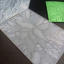 3D Embossing Folder Vintage Floral Forest Scene Embossing Template DIY Scrapbook Card Making Craft Supplies Scrapbook/Journal/Card Making Xmas Greeting Card Christmas Invitation Holiday Journal - 3D - View 5