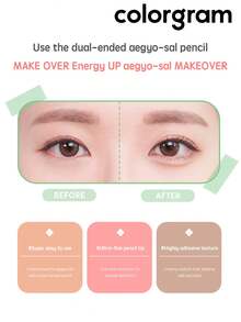 Colorgram Under Eye Highlighter Stick, Smooth Long-Lasting Highlighter & Contour Stick, Smudge-Proof, Shiny Daily Makeup | Korean Style Face Highlighter & Glow Stick - 01 Warm - View 4