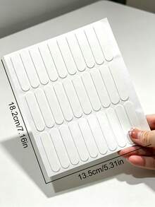 10/5/1pc Transparent Acrylic Nail Art Sticker Display Box, Includes Transparent Nail Tape, Portable Nail Art Sticker Display Box (Box Only, Nail Stickers Not Included), Suitable For Nail Art Display And Jewelry Necklace Storage - Multicolor - View 9