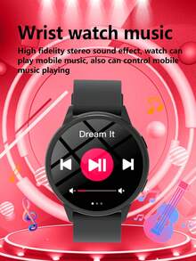 New Smart Watch, Round Full Touch Screen, Sports Smart Watch With Message Notification, Supports Sleep Monitoring And Step Counting Function, Compatible With IOS And Android Phones, Smart Fitness Band Watch, Suitable As A Gift For Female Friends And Men, Great Choice For Birthday Gift, Battery Capacity 180mAh - View 11