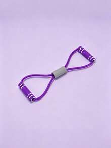 6-Tube Elastic PVC Yoga Resistance Bands, Suitable For Full Body Workout, Core Muscle Training, Arm And Leg Exercises, T-Shaped Elastic Tube Design, Ideal For Sports, Gym Use And Home Fitness - Multicolor - View 9