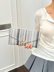 Dedoo 2026 Latest Fashion Colorful Plaid Handbag - Black - View 6