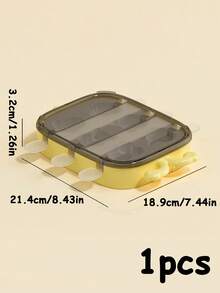 Mini Cartoon Silicone Popsicle Mold With Sticks, Summer DIY Frozen Treat Tool - Yellow - View 3