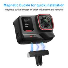 Puluz Black Magnetic Quick Release Base For Insta360 X5/Ace/Ace Pro - View 6