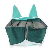 Soft Mesh Half Face Fly Mask With Large Eye Space And Ears, UV Protection And Breathable Mesh, Suitable For Horses, Friction Fit And Enhanced Visibility, Suitable For Cross-Country Riding, Black, Blue - Multicolor - View 13
