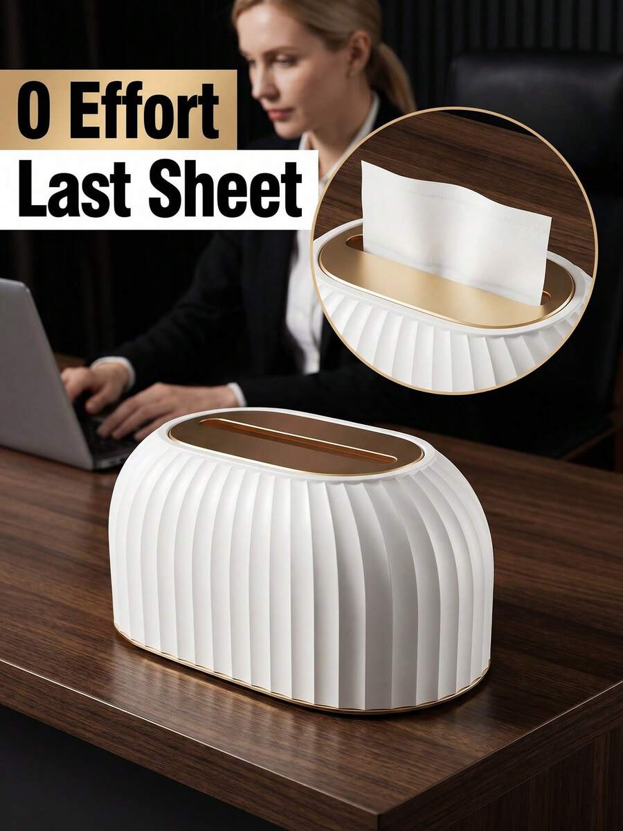 Stylish Tissue Box With Bottom Buckle To Secure Paper Towels Durable Tissue Holder For Minimalists Vintage Tissue Box Perfect For Nightstand Minimalist Tissue Box Home Essentials Bathroom Decor Office Kitchen Paper Towel Holder