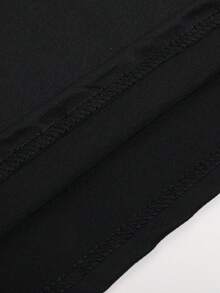 Plus Size T-Shirts - 黑色 - 查看 5