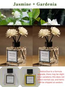 1pc/2pcs 50ml Home Fragrance Oil Set, Osmanthus, Jasmine, White Peach, White Tea, Gardenia Scents, Long-Lasting And Fresh, Suitable For Bathroom, Living Room, Bedroom (Random Quantity Of Fragrance Sticks/Decorative Flowers) - 多款香型 - 查看 26