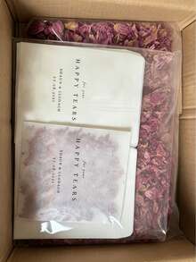 客製化文字 Happy Tears 婚禮面紙袋，自封式白色迷你小袋，婚禮儀式賓客伴手禮與新娘婚前派對伴手禮 - 彩色 - 查看 6