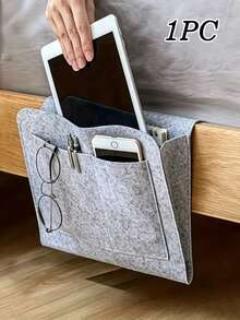 Sofa Storage Bag With 5 Pockets And A Hanging Design, Ideal For Storing Magazines, Laptop Cables, Remote Controls, Water Bottles And More. Versatile Storage Solution Suitable For Dormitory Beds, Sofas, Bedrooms And More.,Back To School - Multicolor - View 11
