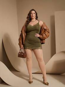 MOIRÉALLURE Women's Plus Size Stockings, Skin Tone Semi Transparent High Stretch Leggings, Versatile For Daily Commuting, Parties, And Gatherings - Apricot - View 1