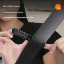 Universal Seat Belt Adjustment Clip, Seat Belt Buckle Clip, Adjustable Seat Belt Positioner, Suitable For Cars, SUVs, Trucks And Most Vehicles - Seatbelt Buckle - View 4