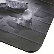 Meat Defrosting Tray - Natural Fast "Magic" Defrosting Board, Quick Defrosting Tray, Frozen Meat Tray, Fast And Convenient Meat Defrosting Tool - Black - View 3