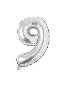 1pc 32 Inch Large Silver Number Foil Balloon, Suitable For Birthday Party Decoration, First Birthday Scene Arrangement, Atmosphere Background Decoration, Anniversary Decoration, Wedding Decoration, Valentine's Day, Mother's Day, Christmas Decoration, Indoor And Outdoor Decoration, Home Decoration, Room Decoration, Graduation Ceremony Decoration - Silver - View 20
